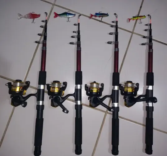 Vara de pesca completa