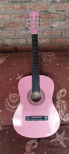 Vendo Violão Rosa - Excelente Estado! 