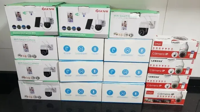 Câmeras de segurança WiFi simples instalação