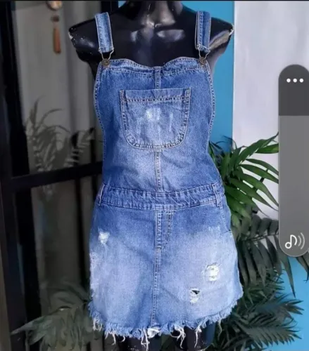 Macacão Jeans Feminino