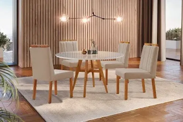 Mesa Com 4 cadeiras Romes