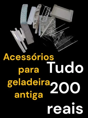 Peças de geladeira antiga