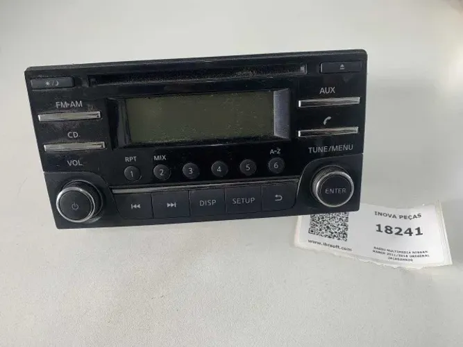 Radio Nissan March versa 2011/2018 Original 281853hn0b