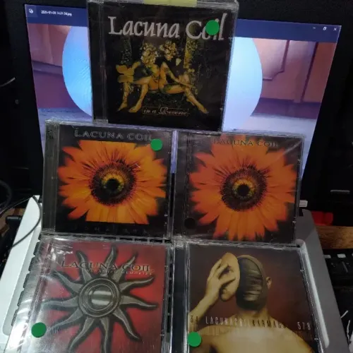 Kit Lacuna Coil 5 CDs Originais Comalies In A Reverie Unleashed