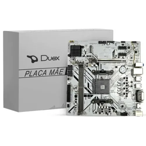 Placa Mãe AM4 B450 DDR4 c/M.2 White Duex - 1 Ano de Garantia - WZetta