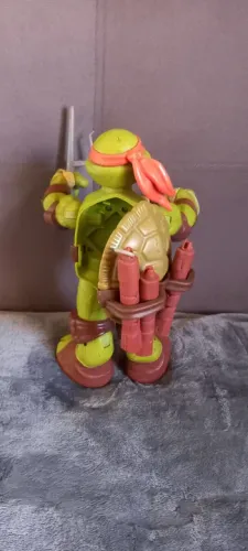 Boneco tartaruga ninja michelangelo