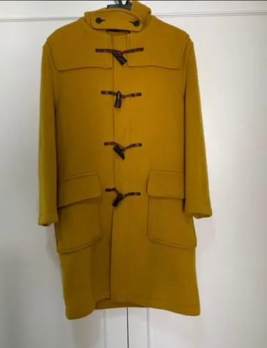 casaco duffle coat lã de carneiro