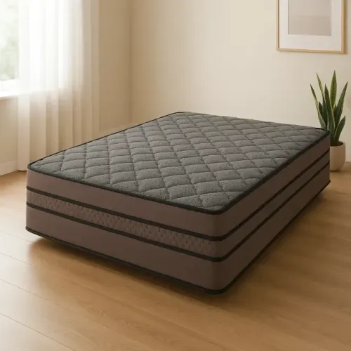 Colchão New Vip Super King Molas Ensacadas Soft Pillow Suede Veludo 31X193X203 Linho/Grafi