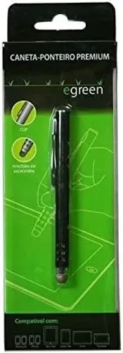 Caneta Touch Egreen para Ipad, Iphone e Ipod touch, Preto