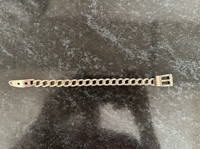 vendo pulseira maciça em prata