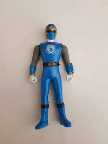 Power Ranger Azul da temporada "Power Rangers Ninja Storm" antigo<br>