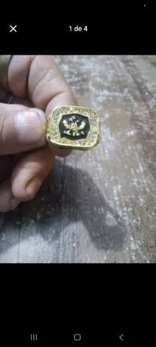 Anel masculino dourado*novo*!