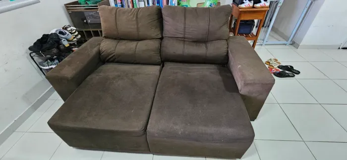 Sofá retrátil reclinável