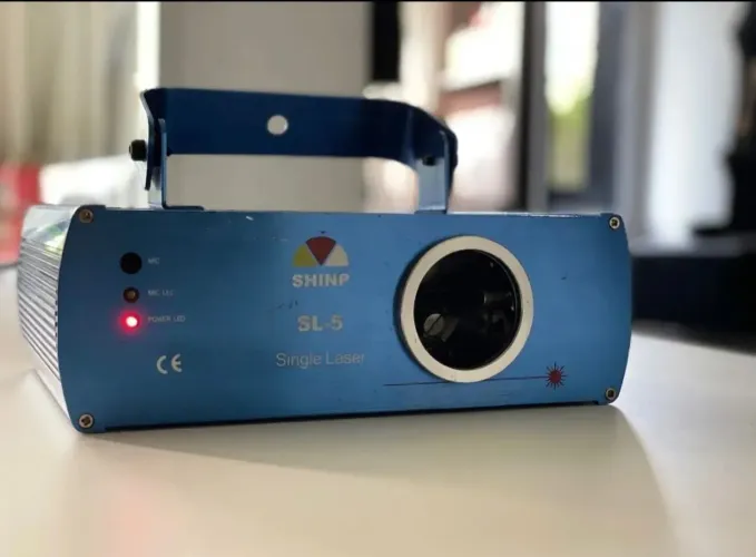 Laser show verde 100mw DMX auto som Shinp SL5