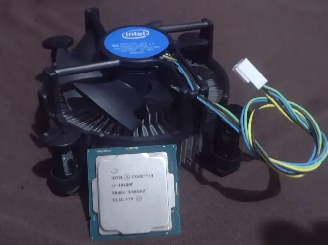 Processador Intel i3-10100F , 3.6GHz + Cooler original 