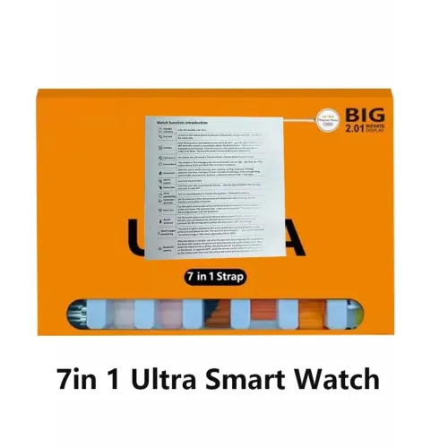 Smartwatch ultra 7 em 1 tela 2.0 infinita