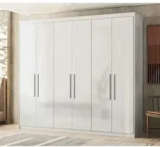 Guarda Roupa Casal 6 Portas e 4 Gavetas  100% MDF