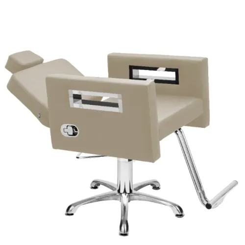 Cadeira de Salão de Beleza Tunísia Luxe Reclinável Base Estrela