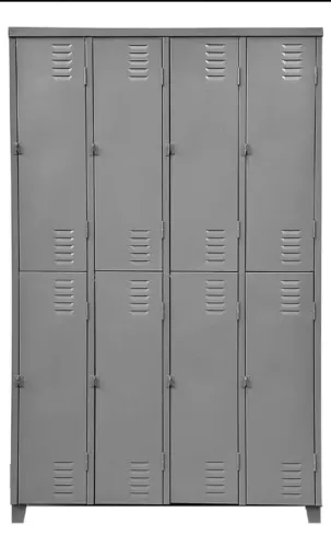 Roupeiro de Aço 8 Portas Grande 1,96x1,23x0,36m FAZEMOS ENTREGAS EM ATE 24 HORAS