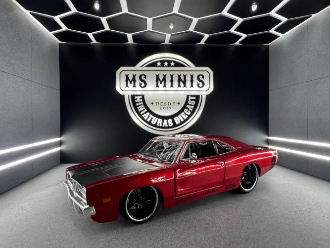 Miniatura Dodge Charger 1969 escala 1/24
