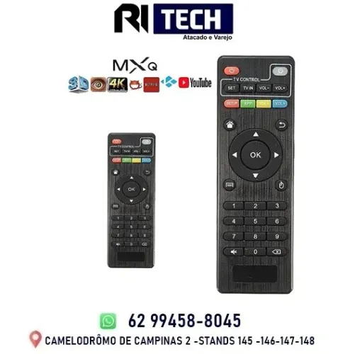 Controle Remoto Smart Tv Box Pro 4k Universal Compatível Com Outros