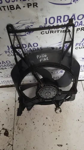 Ventoinha com defletor palio fire c9m ar condicionado.