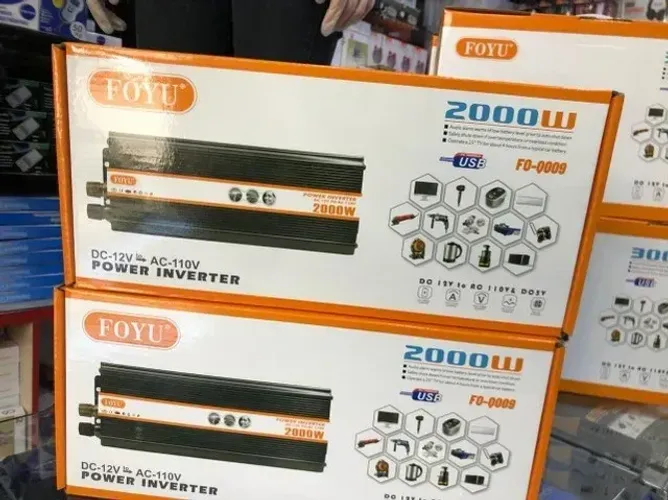 Inversor de Voltagem Tensão 2000w 12v Para 110v Conversor Pronta Entrega Centro Bh