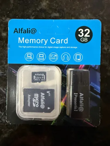 Cartão de Memória Alfali@ 32GB + Adaptador e Pen Drive