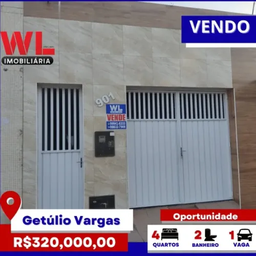 Vendo imóvel - Getúlio Vargas