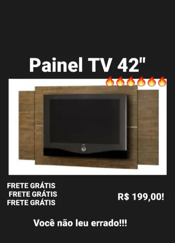 Painel TV 42" com FRETE GRÁTIS!
