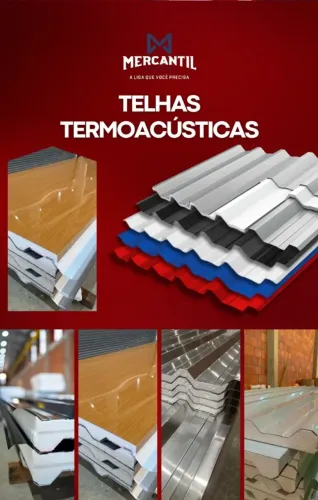 Telhas Metálicas Sanduíche e Simples