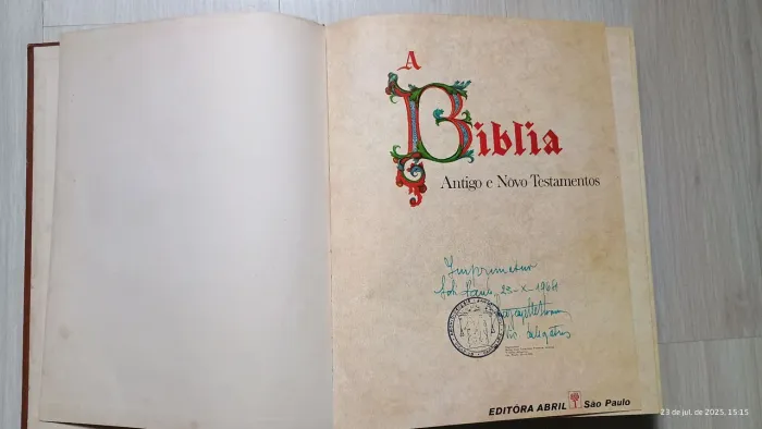 Bíblia Sagrada - Editora Abril