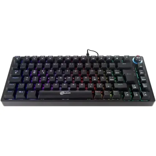 eclado Mecânico Kalkan BlazePRO 75% RGB Switch YH Brown (Com HotSwap) - KLK00016 - WZetta
