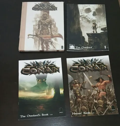 Conan The Board Game - Legend of the Devil in Iron e manuais 2.0 Originais Kickstarter