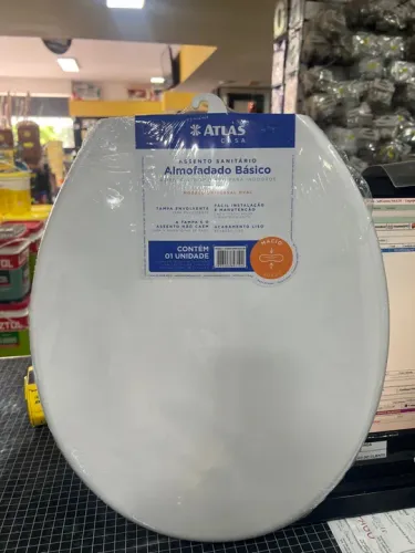 Assento Sanitário Almofadado Oval