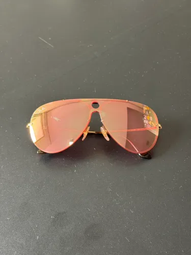Ray ban Blaze Aviator lentes rosa espelhadas