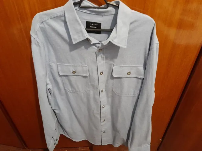 Camisa Flanela Azul Claro Renner (Ripping) G