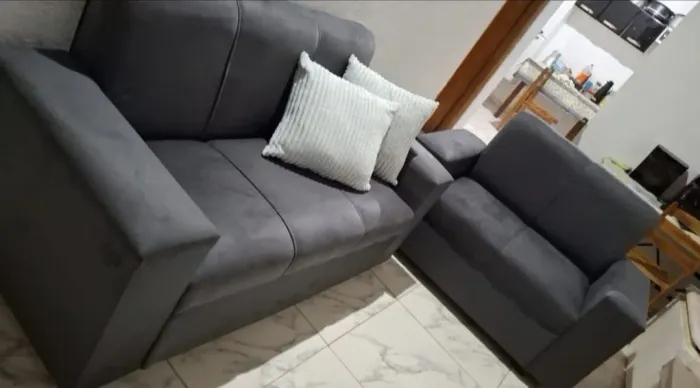 Sofá de Canto e Sofá 2x3 Lugares - Novo