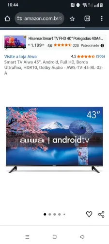 Vendo tv com defeito 