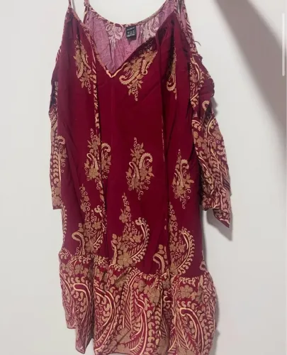 Vestido Feminino Estampado Vermelho