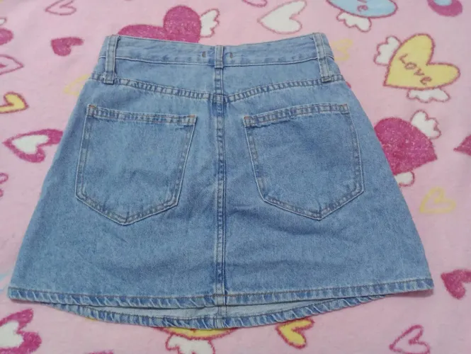 Saia Jeans Feminina