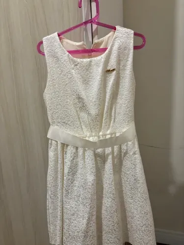 Vestido Off White da Lilica Ripilica - usado apenas uma vez