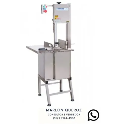 Serra Fita Para Carnes Com Pé Beccaro Inox