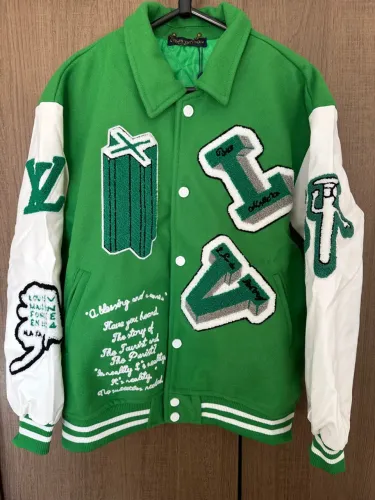 Jaqueta Louis Vuitton Varsity Green
