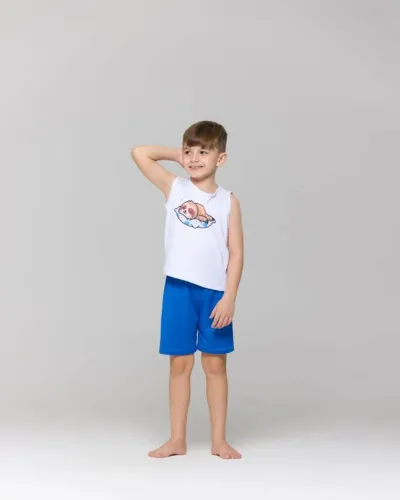 Conjunto pijama Infantil - Regata e Bermuda