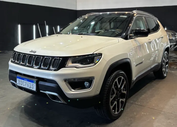 Jeep Compass Limited 4X4 Diesel Aut. 2019 ( interior caramelo e teto sola panorâmico )