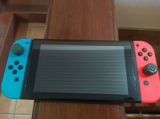 Nintendo Switch V1 usado Original Completo + Splatoon 2 + case de proteção 