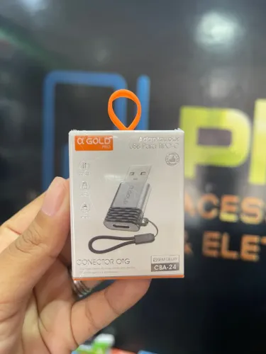 Adaptador USB para Tipo-C OTG Alpha Gold