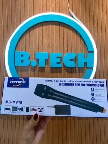 Microfone sem fio profissional 