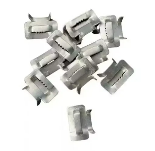 Fecho de Aço inox 3/4 dentado para fita fuzimec  20 peças 